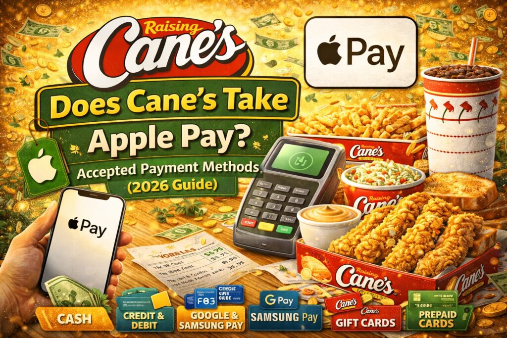 Does Cane’s Take Apple Pay
