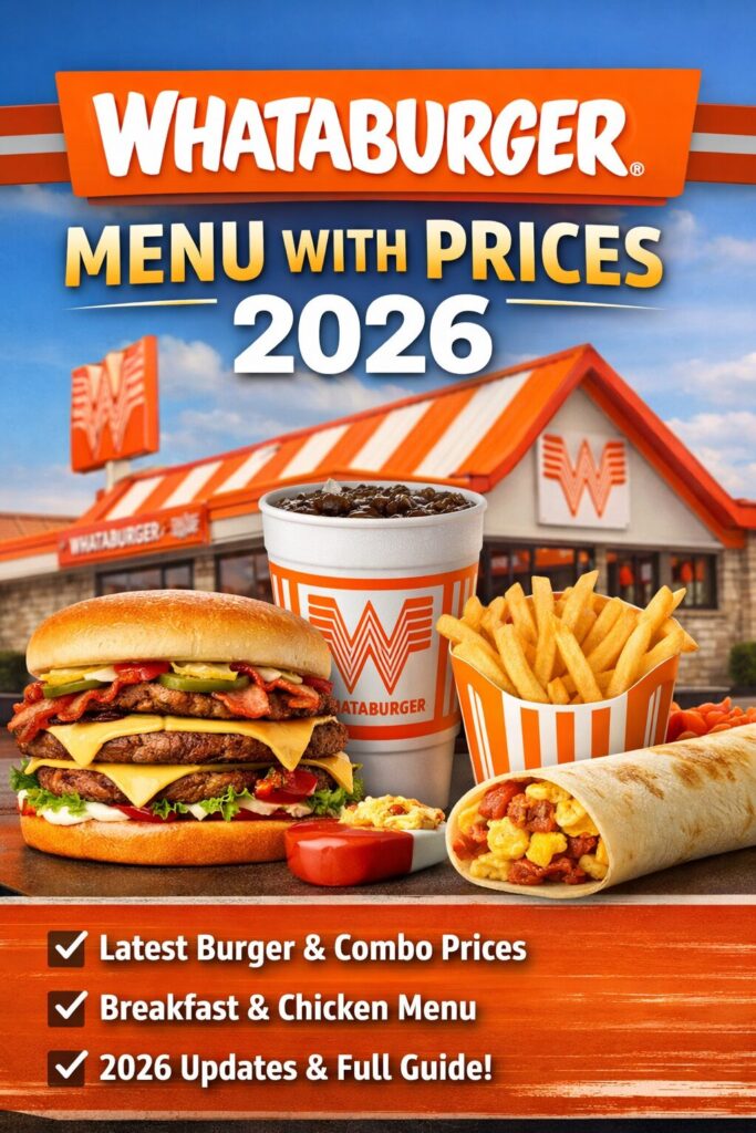 Whataburger Menu with Prices 2026